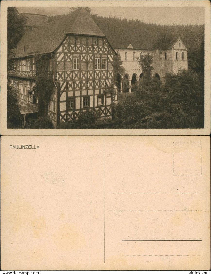 Ansichtskarte Paulinzella-Stadtilm Paulinzella 1925