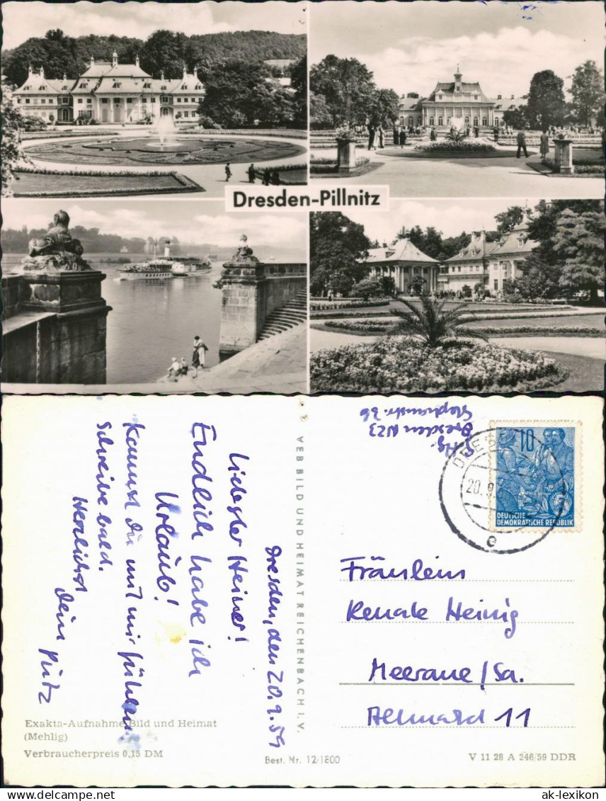 Ansichtskarte Pillnitz Schloss Pillnitz 1959