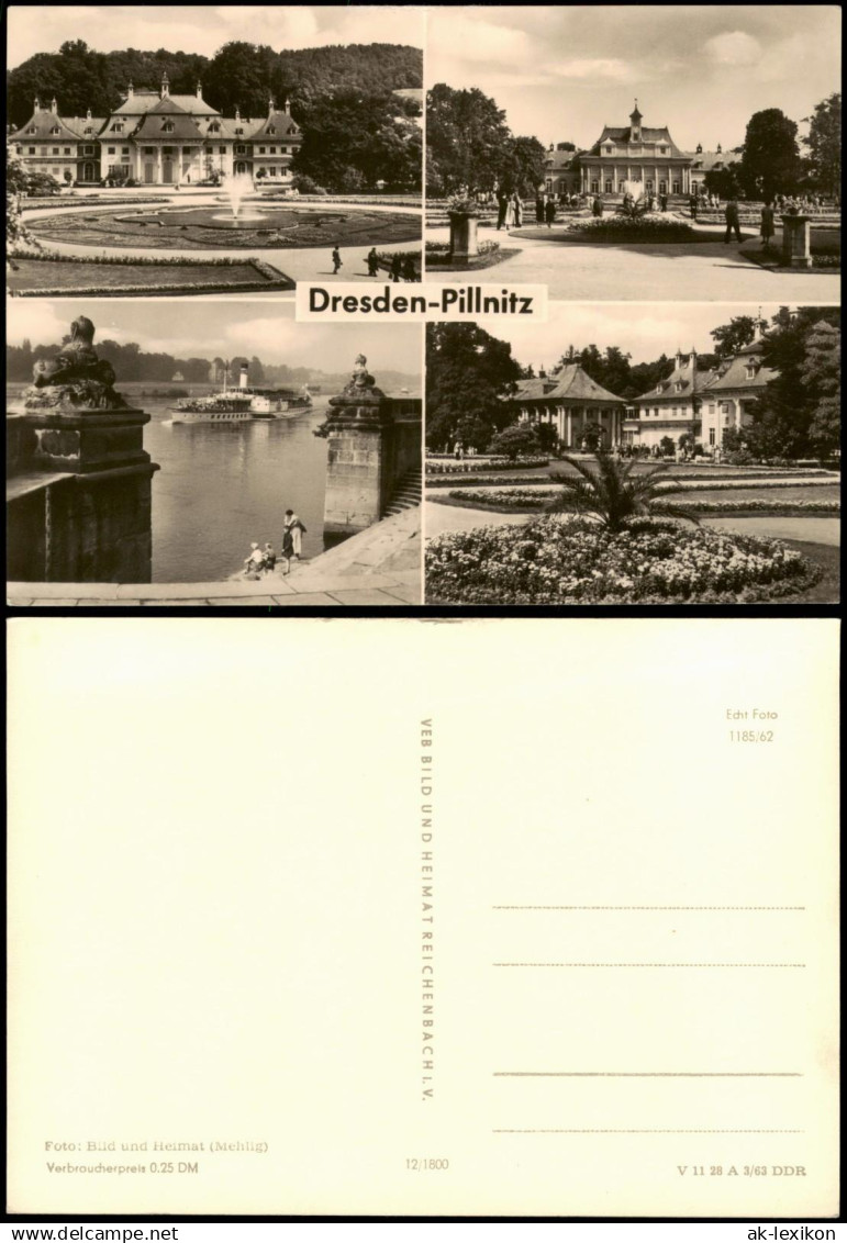 Ansichtskarte Pillnitz Schloss Pillnitz 1963