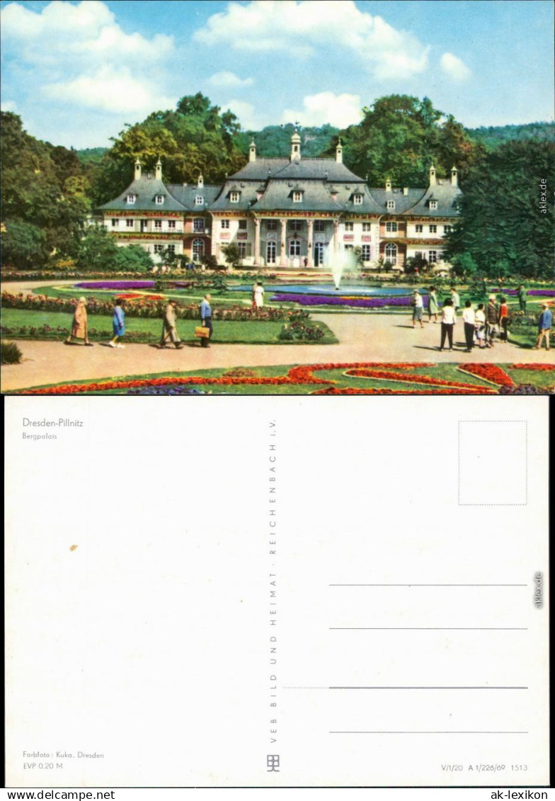 Ansichtskarte Pillnitz Schloss Pillnitz - Bergpalais 1969