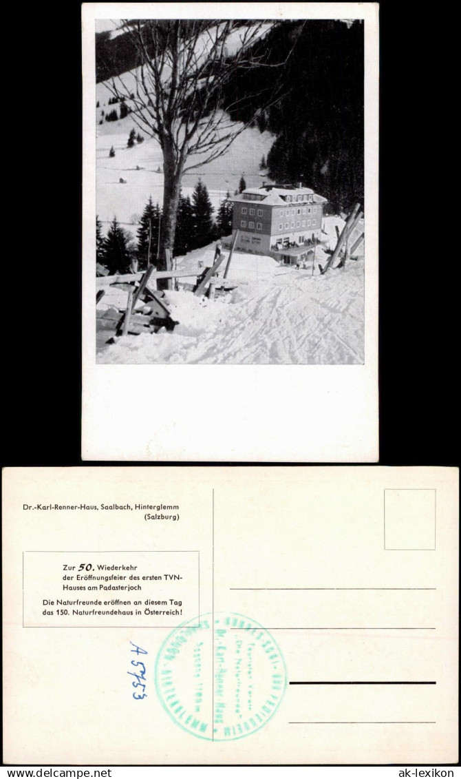 Ansichtskarte Saalbach-Hinterglemm Dr.-Karl-Renner-Haus, Saalbach 1965