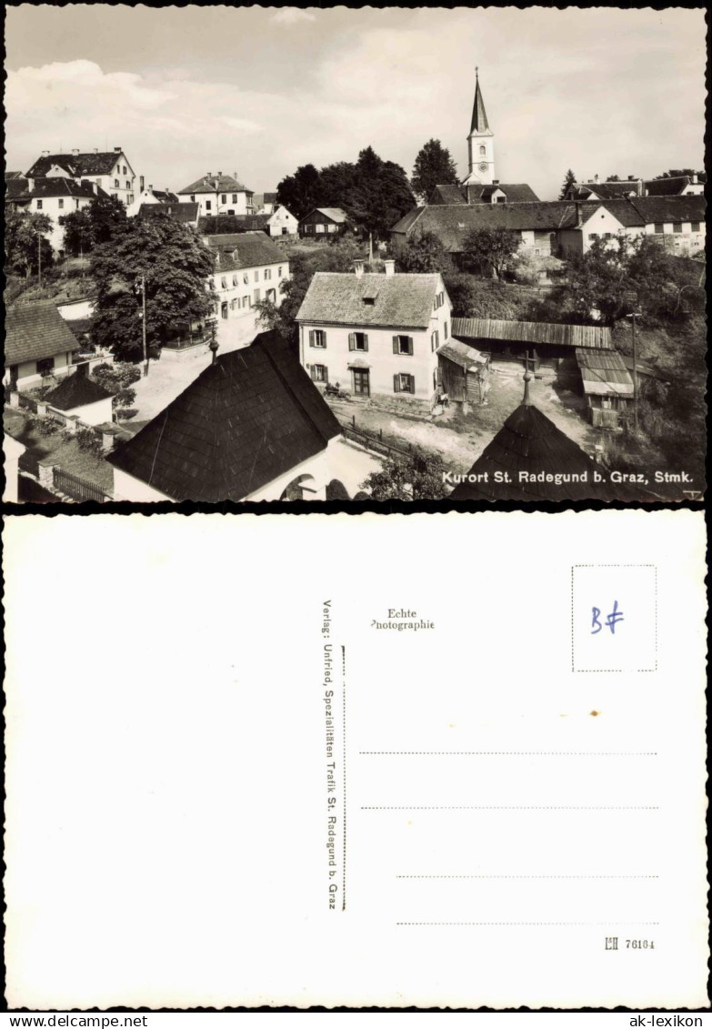 Ansichtskarte Sankt Radegund Panorama Ortsansicht 1960