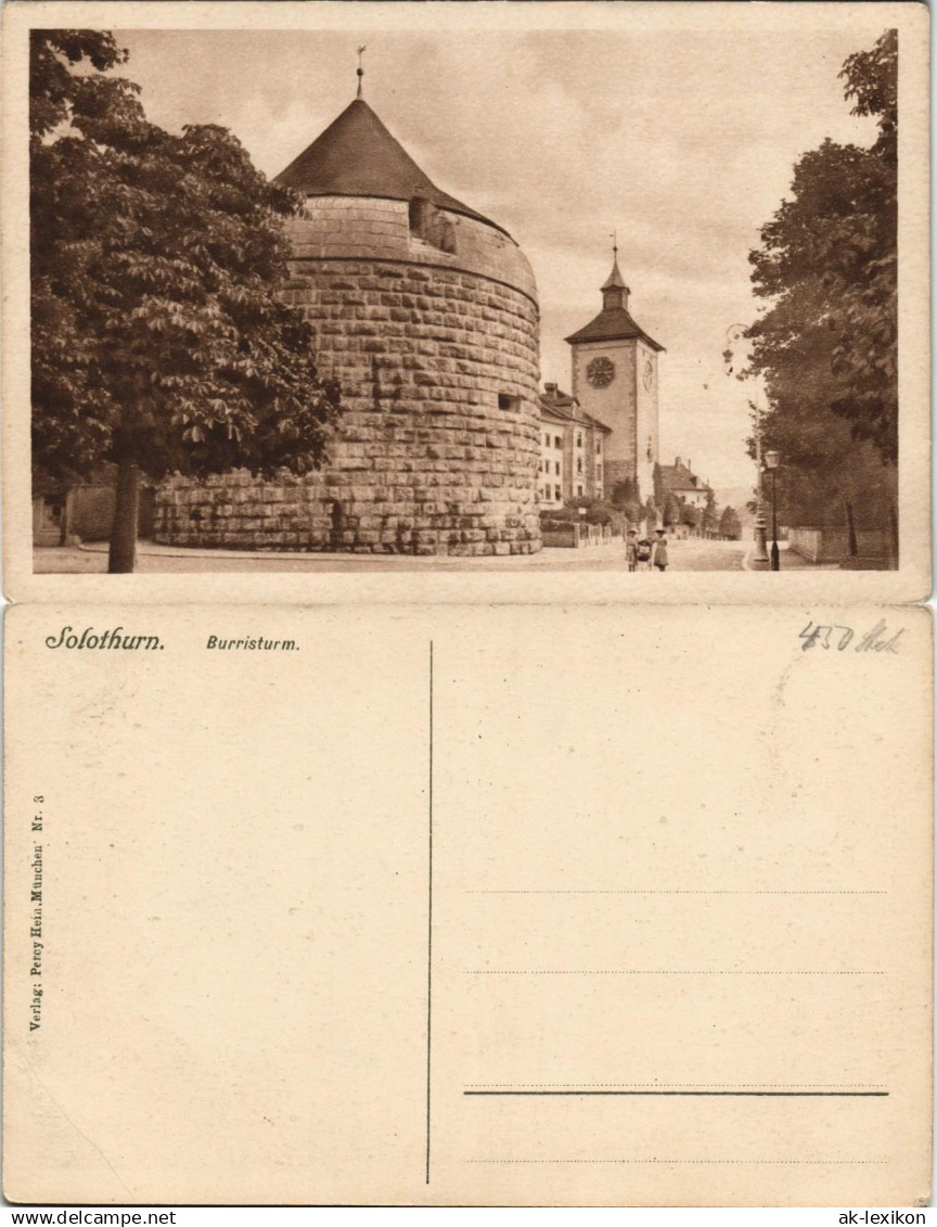 Ansichtskarte Solothurn Soleure/ Soletta Burristurm 1920