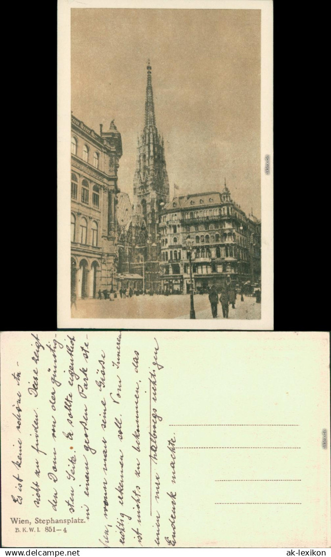 Ansichtskarte Wien Stephansplatz 1932