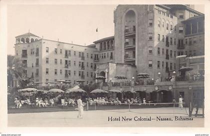 Bahamas - NASSAU - Hotel New Colonial - Tennis Court - REAL PHOTO - Publ. unknown