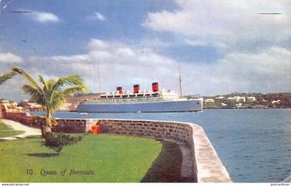 Bermuda - Paquebot Queen of Bermuda - Publ. A. J. Gorham Ltd.