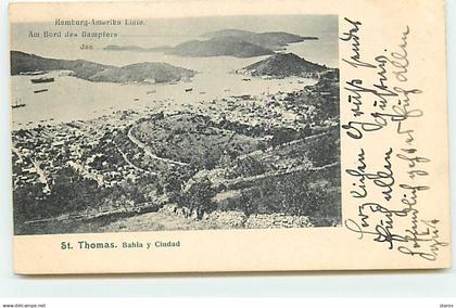 Iles Vierges - SAINT-THOMAS - Bahia y Ciudad