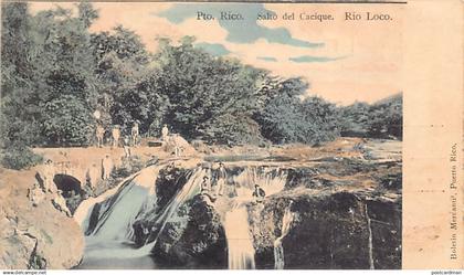 Puerto Rico - Salto del Cacique, Rio Loco - Publ. Boletin Mercantil