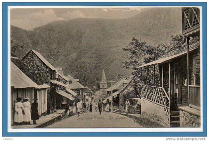 ANTILLES  - SAINTE LUCIE --  Soufriere Town St Lucia