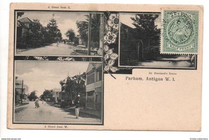 PARHAM (ANTIGUA) - A STREET FROM E. W. - Dr FREELAND'S HOUSE