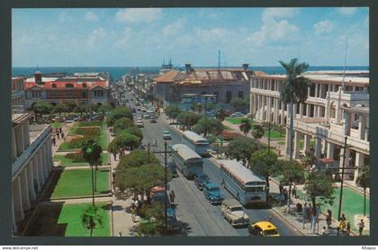 KING STREET vintage postcard Jamaica