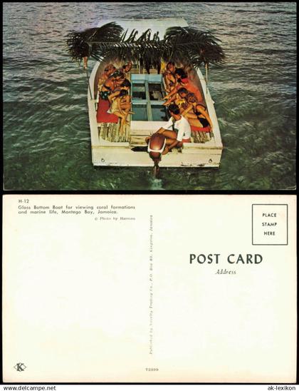 Postcard Jamaika (Allgemein) Jamaica Boat Montego Bay 1978