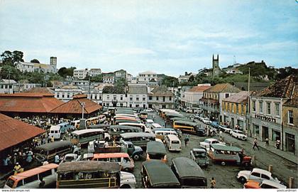 Grenada - ST. GEORGE'S - Main square and Market Place - Publ. Caribe Tourist Promotions