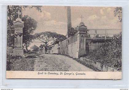 Grenada - St. George's - Road to cemetery - SEE SCANS FOR CONDITION - Publ. unknown