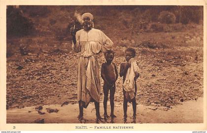 Haiti - Famille haïtienne - Publ. unknown 3