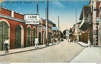 Antilles - Iles Vierges - Main Street - St Thomas - état