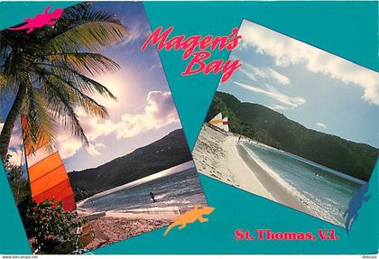 Antilles - Iles Vierges Américaines - U S Virgin Islands - St Thomas - Magen's Bay Beach - Multivues - CPM - Voir Scans