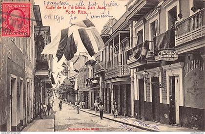 Puerto Rico - SAN JUAN - Calle de la Fortaleza - Publ. Coleccion Paris-Bazar