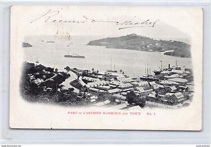 Saint Lucia - CASTRIES - Part of harbour and town - Publ. unknown 1