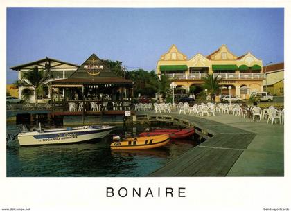 bonaire, N.A., KRALENDIJK, Waterfront (1990s) Postcard