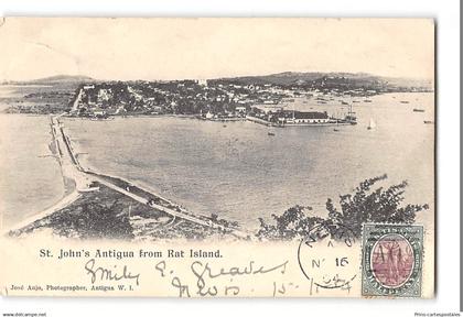 CPA Antigua et Barbuda St John's from Rat Island