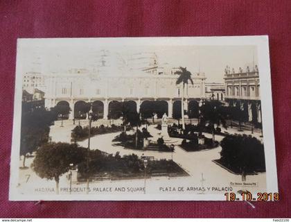 CPA - Cuba - Havana - President's Palace and Square