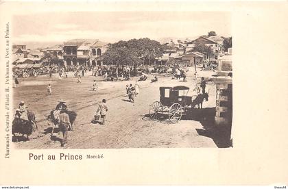 ¤¤   -   HAÏTI   -  PORT-au-PRINCE  -  Le Marché  -   ¤¤