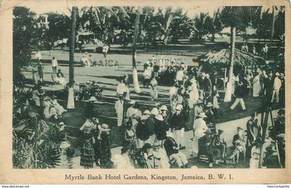 Jamaique : Kingston - Myrtle bank hotel gardens