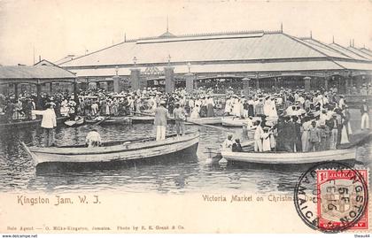 ¤¤  -  JAMAÏQUE   -  KINGSTON  -  Victoria Market on Christas ........    -  ¤¤