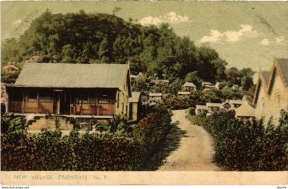 PC VIRGIN ISLANDS NEW VILLAGE FRENCHES Vintage Postcard (b52257)