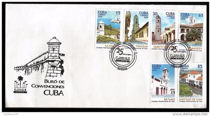 B)2008 CUBA. CARIBE, TOURISM, ARCHITECTURE, BEACH, BUILDINGS, BURO DE COVENCIONES,  CITIES OF CUBA PATRIMONIAL,  PAIR OF