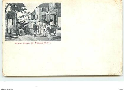 SAINT CHRISTOPHER -NEVIS - St. Thomas - Street Scene