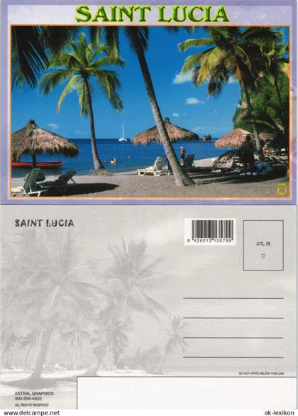 Saint Lucia (Karibik-Insel) Saint Lucia Island Karibik Caribean  Palmen 2000