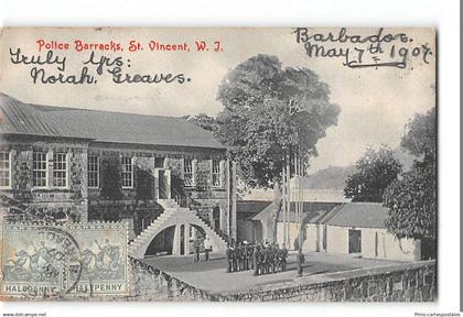 CPA Saint-Vincent-et-les Grenadines Police Barracks