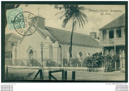 CPA Saint Kitts catholic church Basseterre