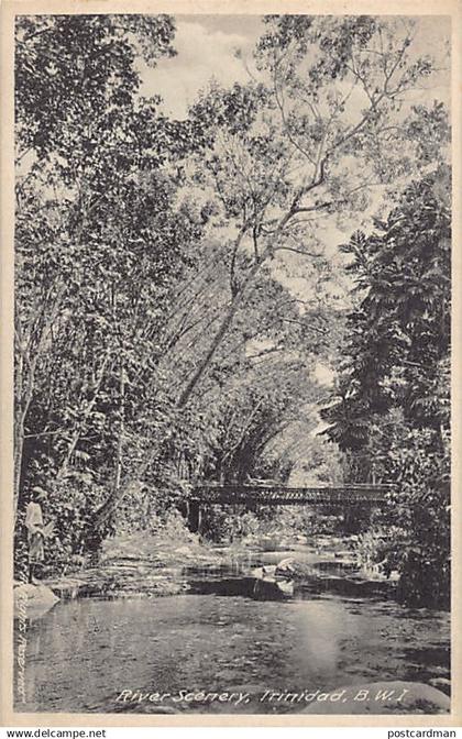 Trinidad - River scenery - Publ. Muir, Marshall & Co.