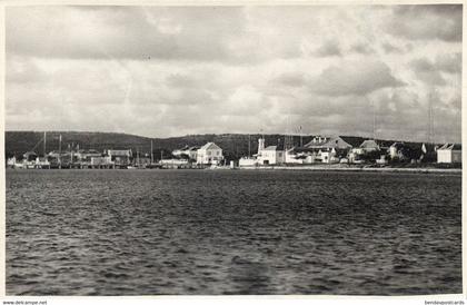 bonaire, N.A., Panorama from the Sea (1950s) Foto Heit RPPC Postcard