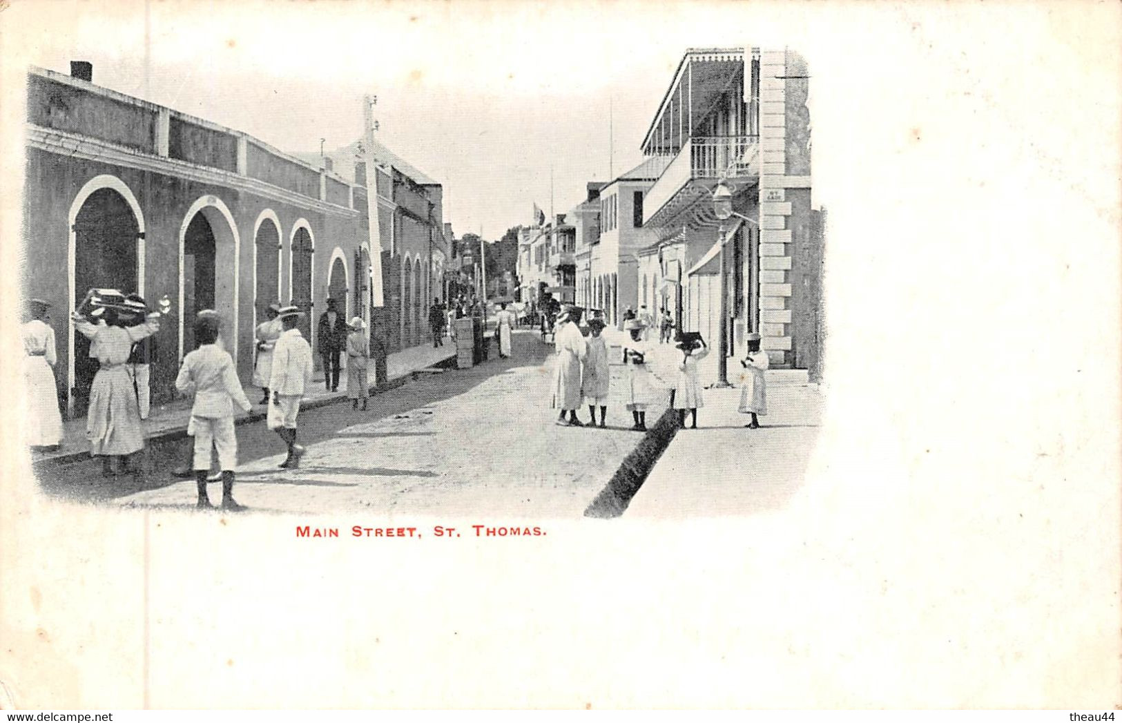 ¤¤   ANTILLES   -   ILES VIERGES   -  Main Street   -  Saint-Thomas    -   ¤¤