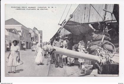 CP ANTILLES NEERLANDAISES Floating market Curacao .N.W.I.