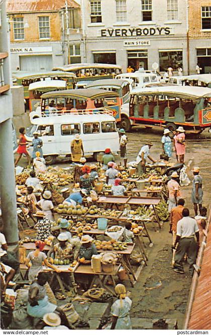 Grenada - ST. GEORGE'S - Main square and market place - Publ. Caribe Tourist Promotions