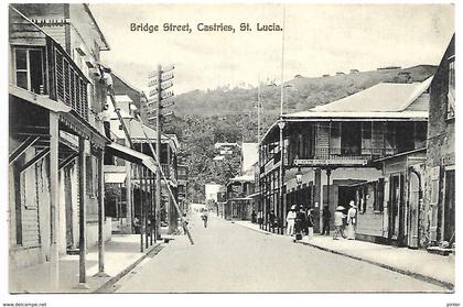 SAINTE LUCIE - CASTRIES - Bridge Street