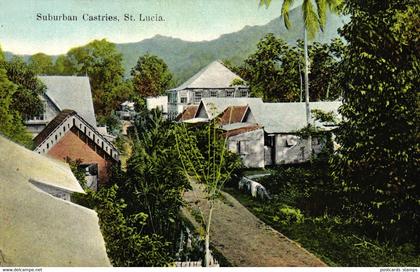 St. Lucia, Suburban Castries, um 1910/20