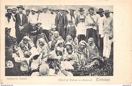 Trinidad - Crowd of Indians on Savannah - Publ. Stephens Ltd