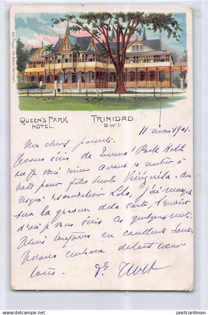 Trinidad - LITHO - Queen's Park Hotel - Publ. Karl Theyer