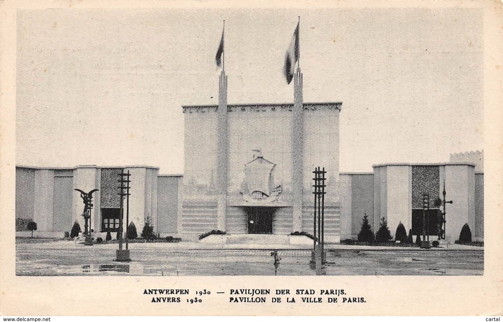 ANTWERPEN 1930 - Paviljoen der Stad Parijs