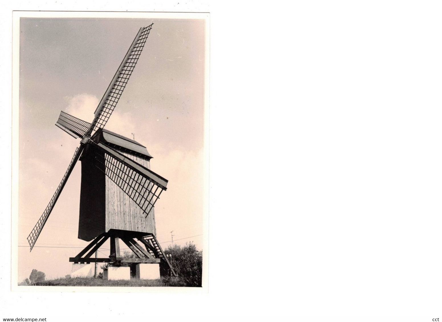 Anzegem FOTO  van de Landergemmolen     1981   MOLEN  MOULIN