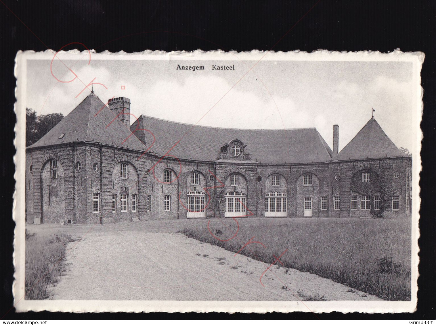 Anzegem - Kasteel - postkaart