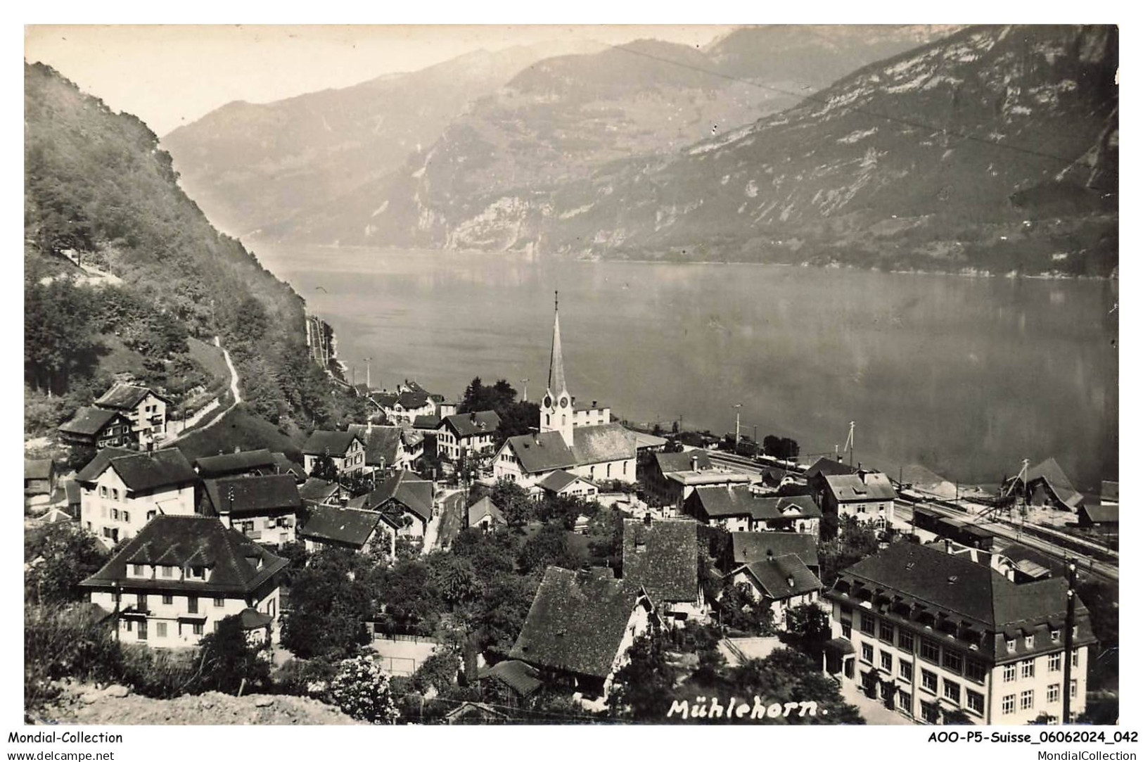 AOOP5-0333-SUISSE - MUHLEHORN - vue aérienne