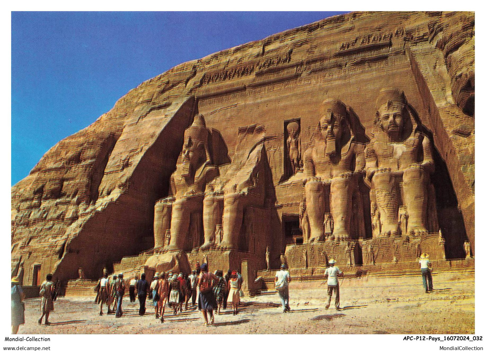 APCP12-0756-EGYPTE - ABU-SIMBEL - general view of the temple abu-simbel