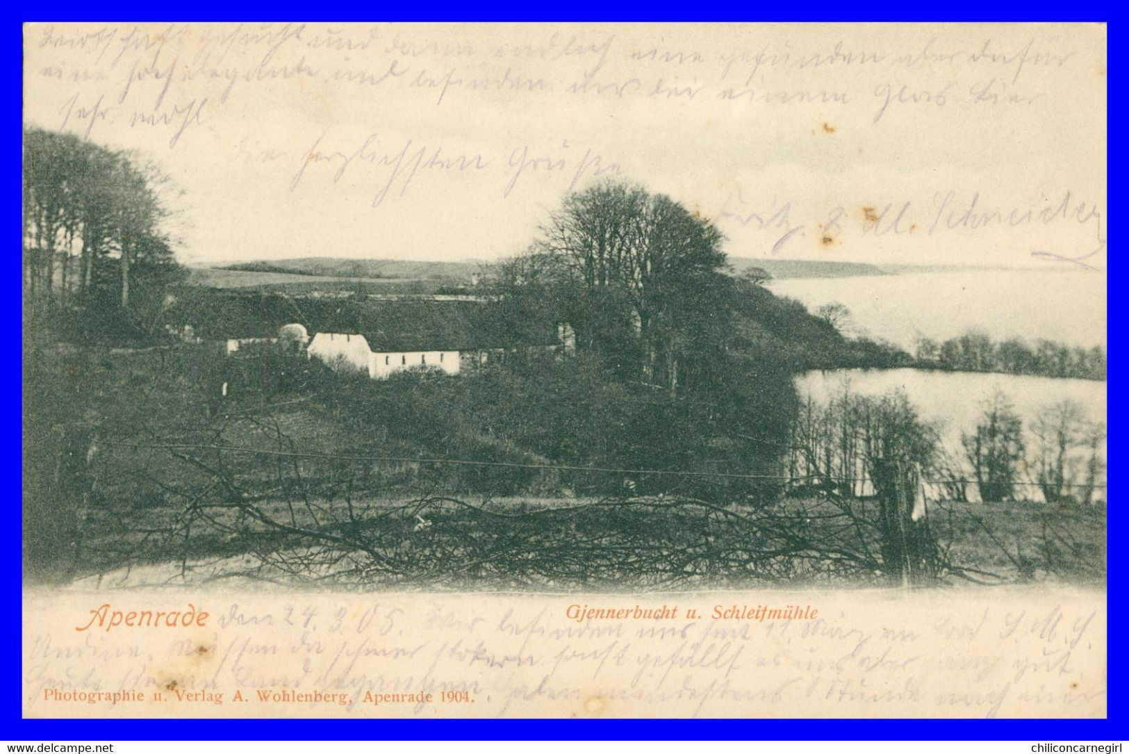 APENRADE - Gjennerbucht und Schleifmühle - Verlag A. WOHLENBERG - 1905